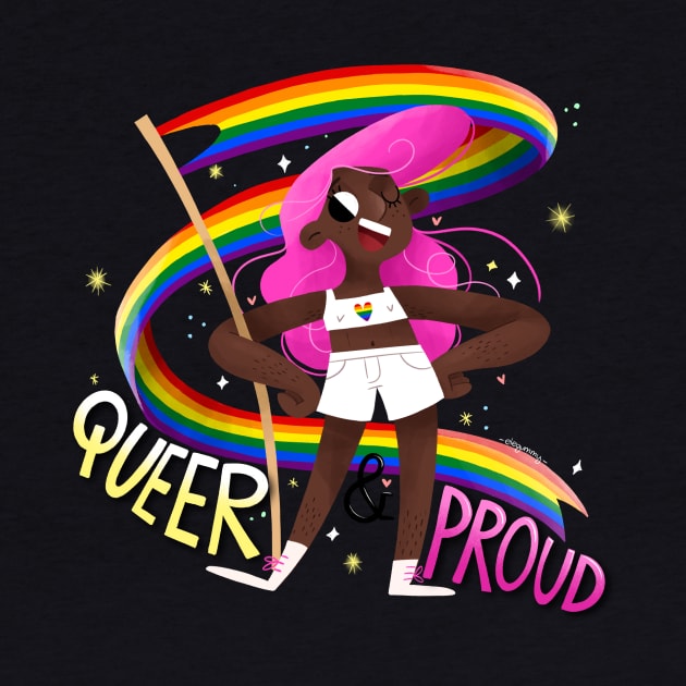 Queer & Proud - rainbow heart by Gummy Illustrations